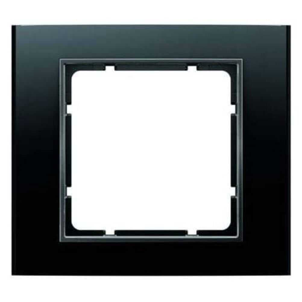 Berker 10113005 Rahmen 1fach B.3 Alu, schwarz/anthrazit Mesch Shop Berker 10113005 Rahmen 1fach B.3 Alu, schwarz/anthrazit Mesch Shop